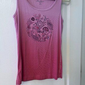 Eddie Bauer Dip Dyed Ribbed Tank Top